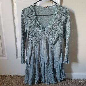 Sage green boutique dress